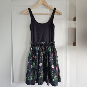 Victoria's Secret PINK Black Floral Dress